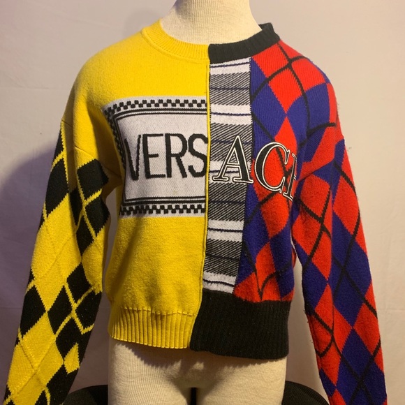 versace yellow sweater